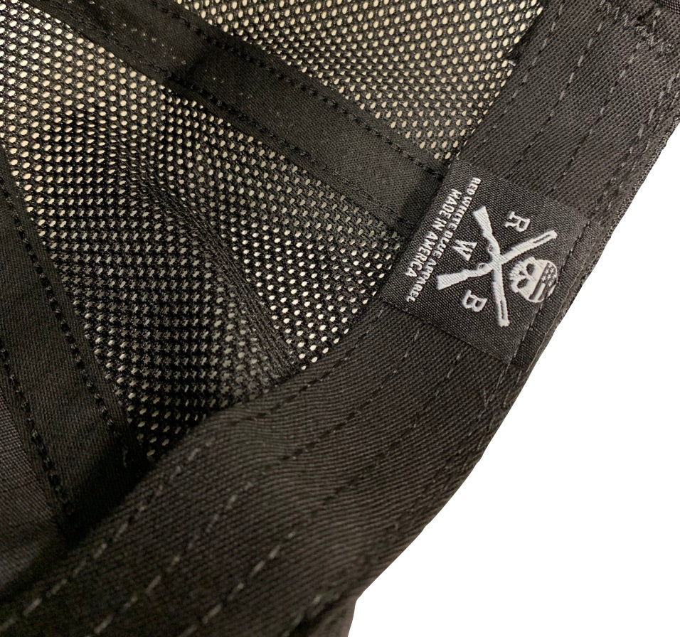 American Flag Blacked Out Mesh Back - RANGE HAT