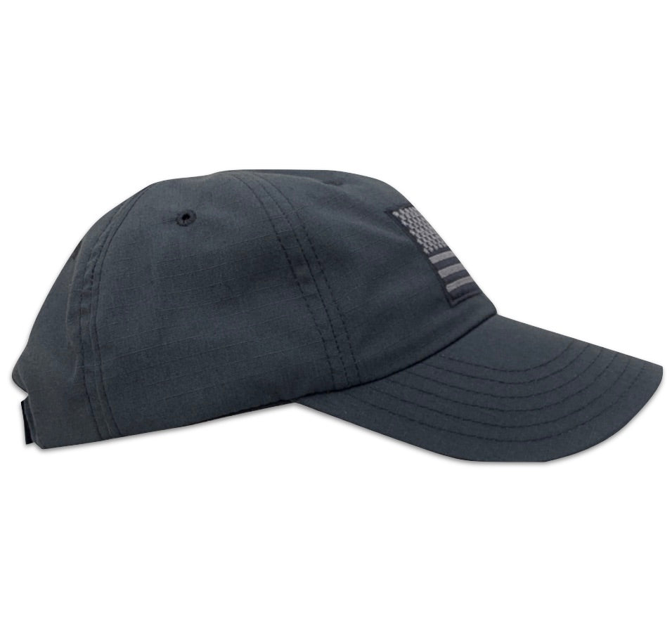 American Flag Blacked Out Full Fabric Ripstop - RANGE HAT