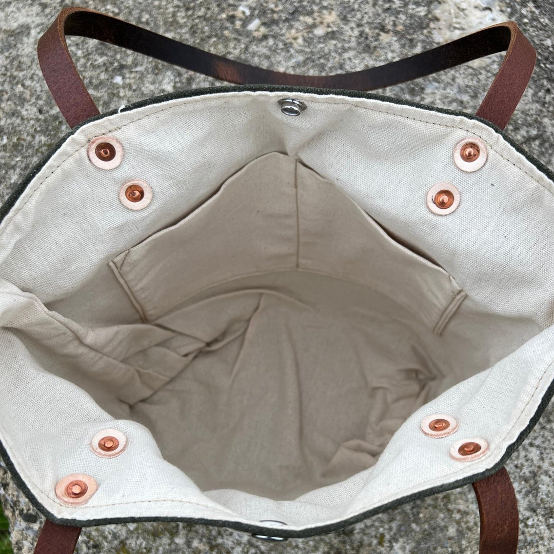 Made in USA Burn Bags - Large Olive