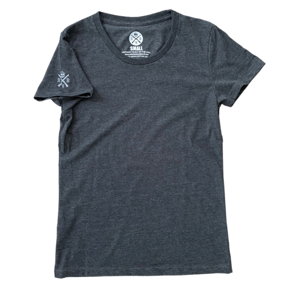 Women's American Made Basic Tees 3 Pack (Gray Black Pine)