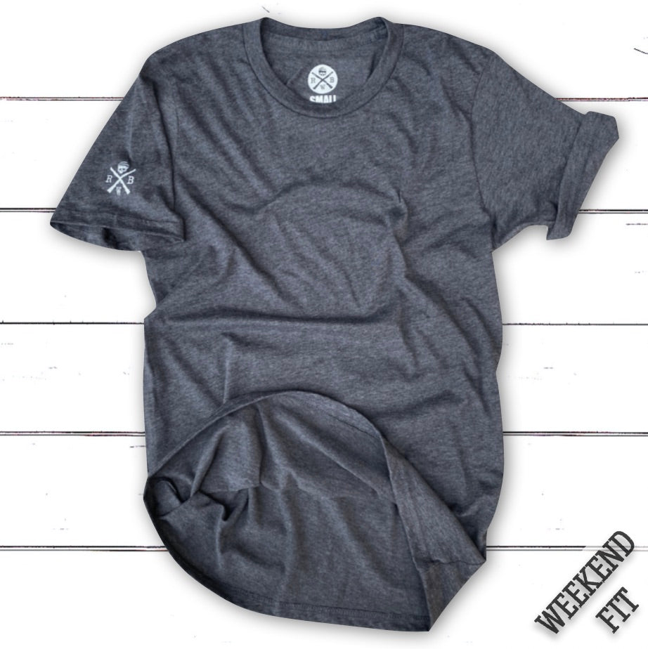 Women's American Made Basic Tees 3 Pack (Gray Black Pine)