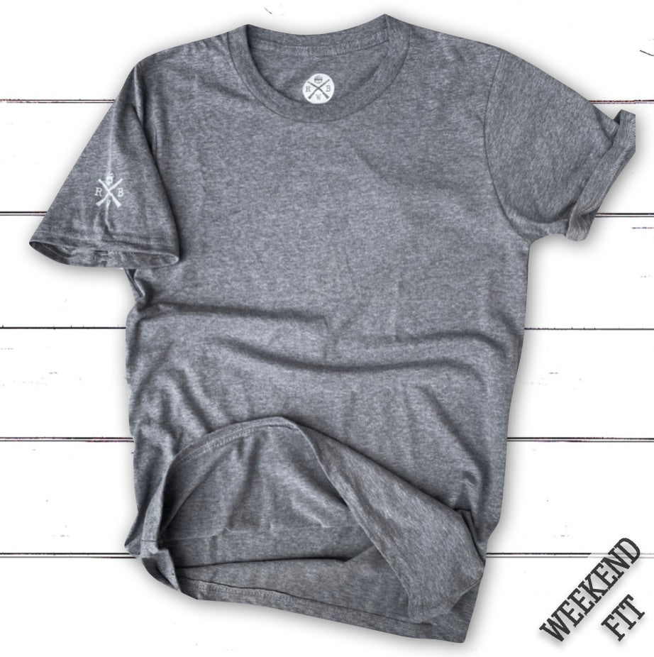 Women's American Made Basic Tees 3 Pack (Gray Black Pine)