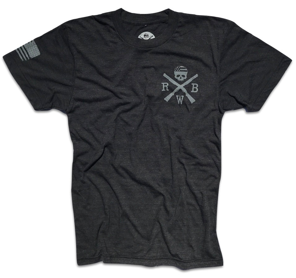 Men's Common Man American Creed Tri-Blend T-Shirt (Heather Black)