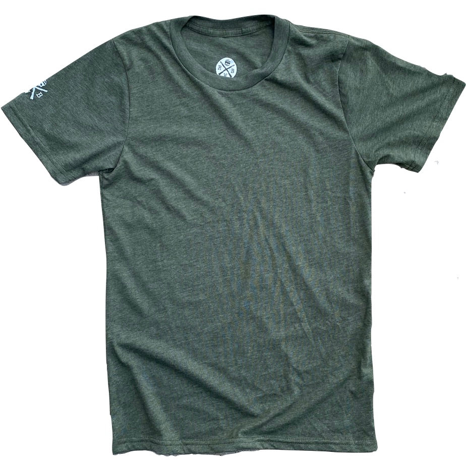 Men's American Basic Tees Army Black Slate