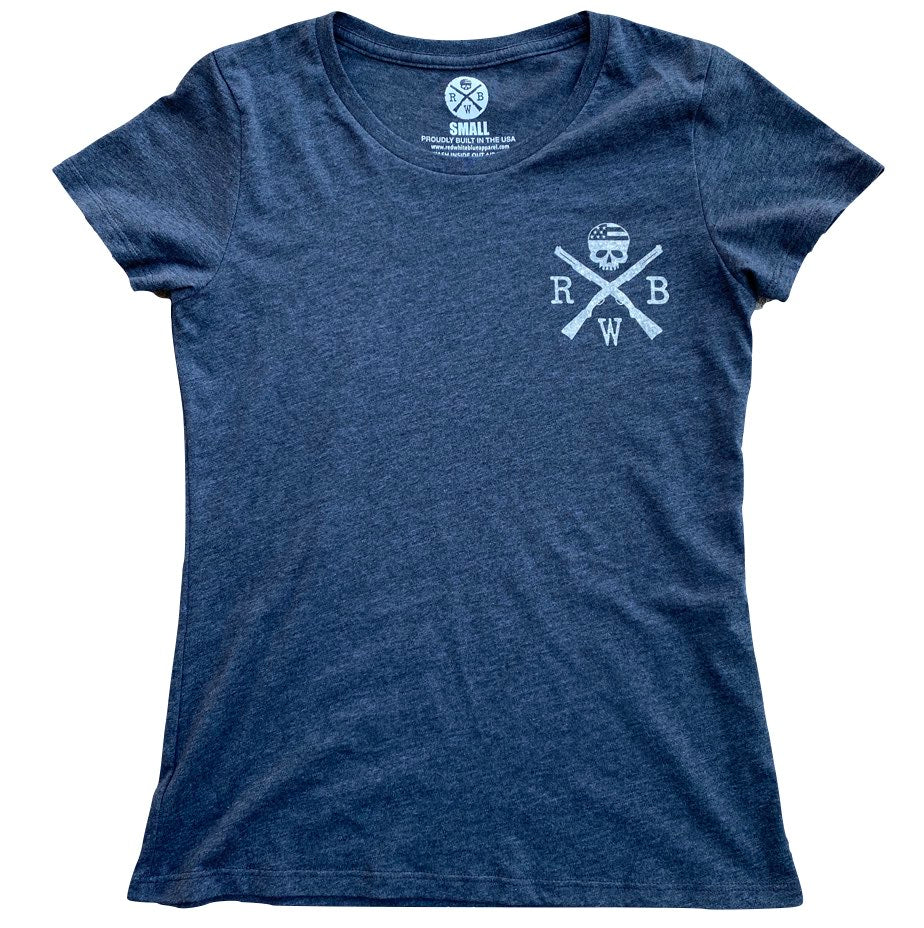 Women's Shall Not Be Infringed Second Amendment T Shirt (Heather Black)