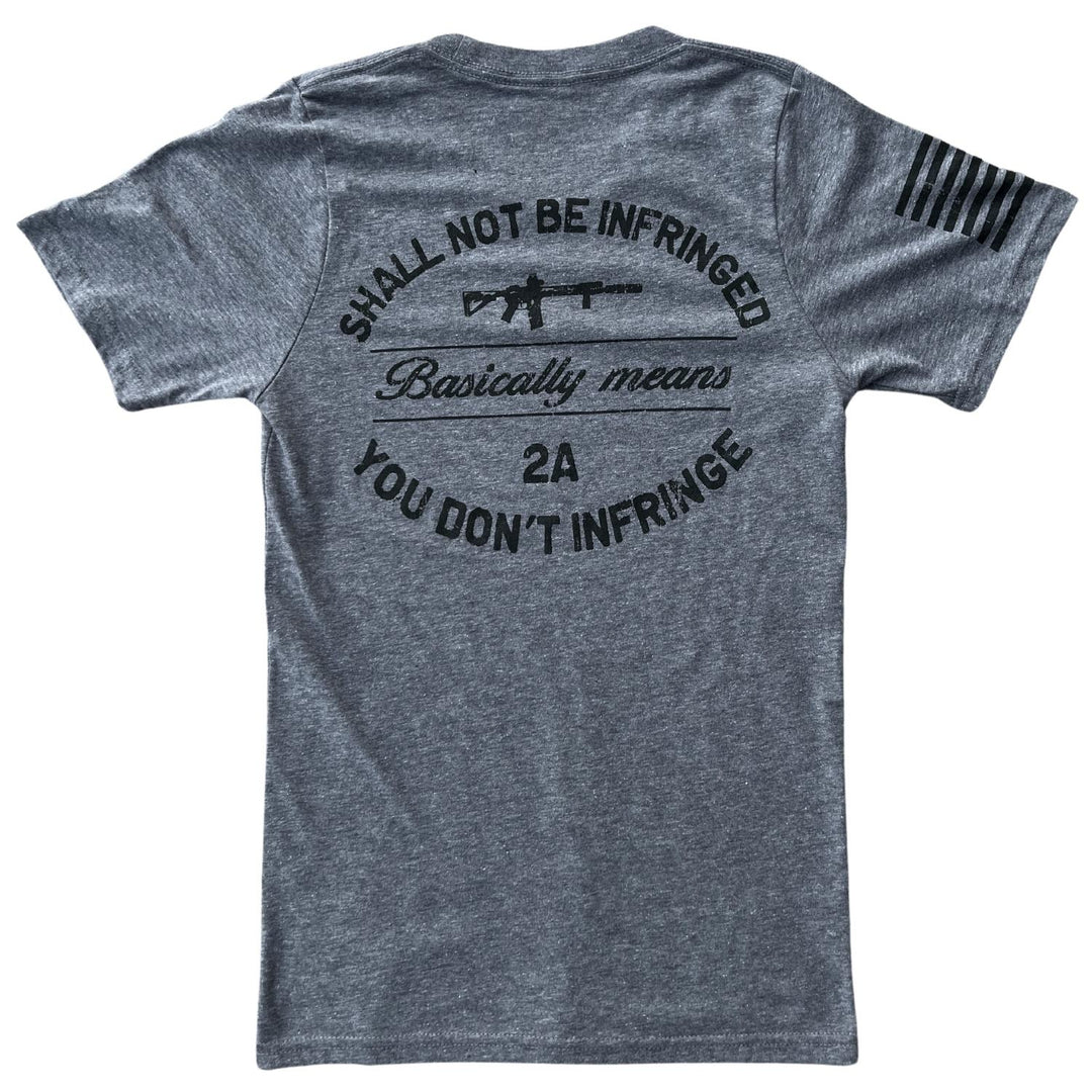 Men's Don't Infringe Second Amendment Patriotic T Shirt