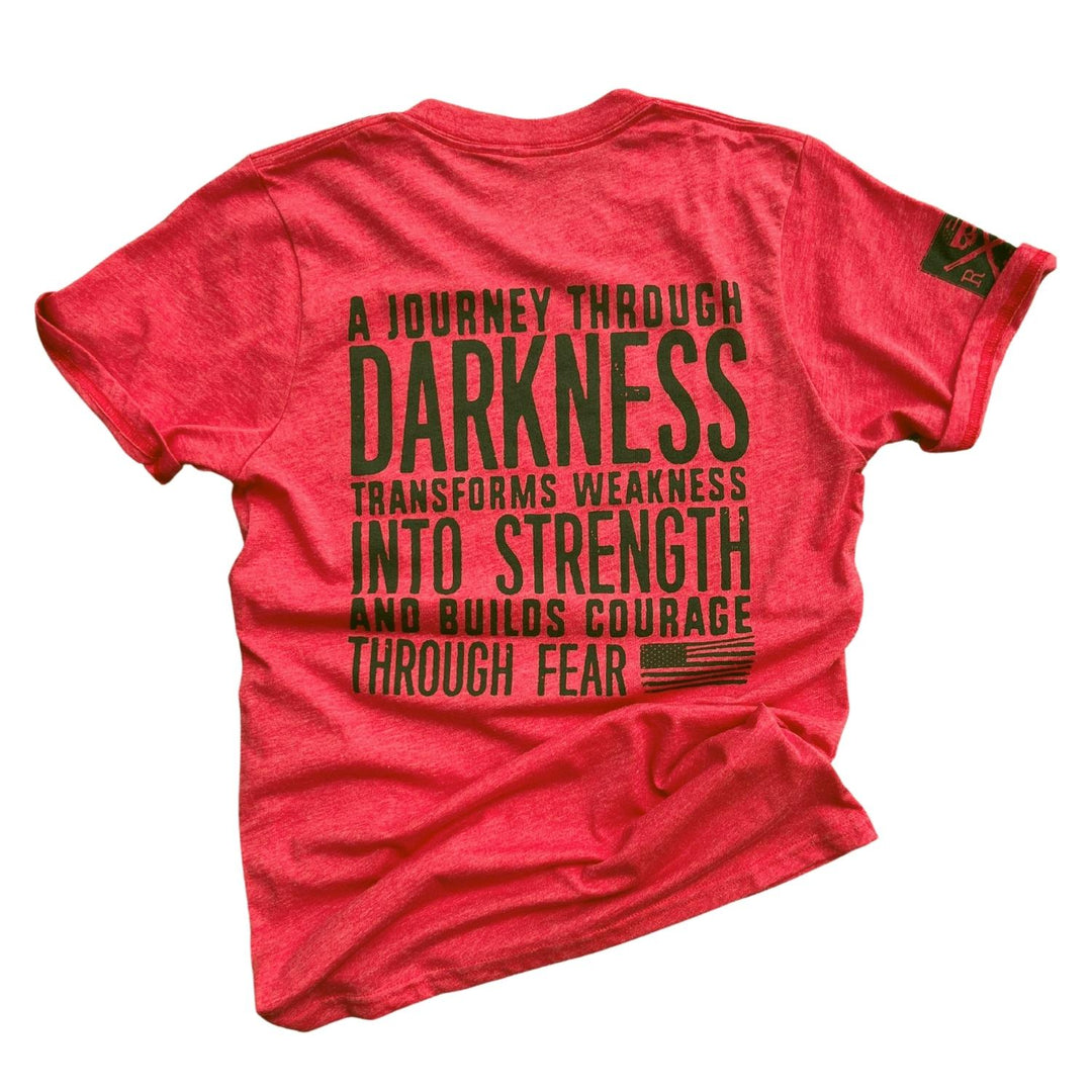 Women's Battle Born Patriotic T Shirt (Red)